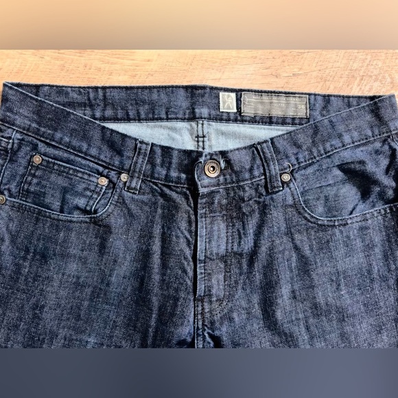 Vintage Marc Ecko Jeans Mens 36x32 Slim Fit Cut & Sew Dark Wash Blue Denim - Picture 5 of 8